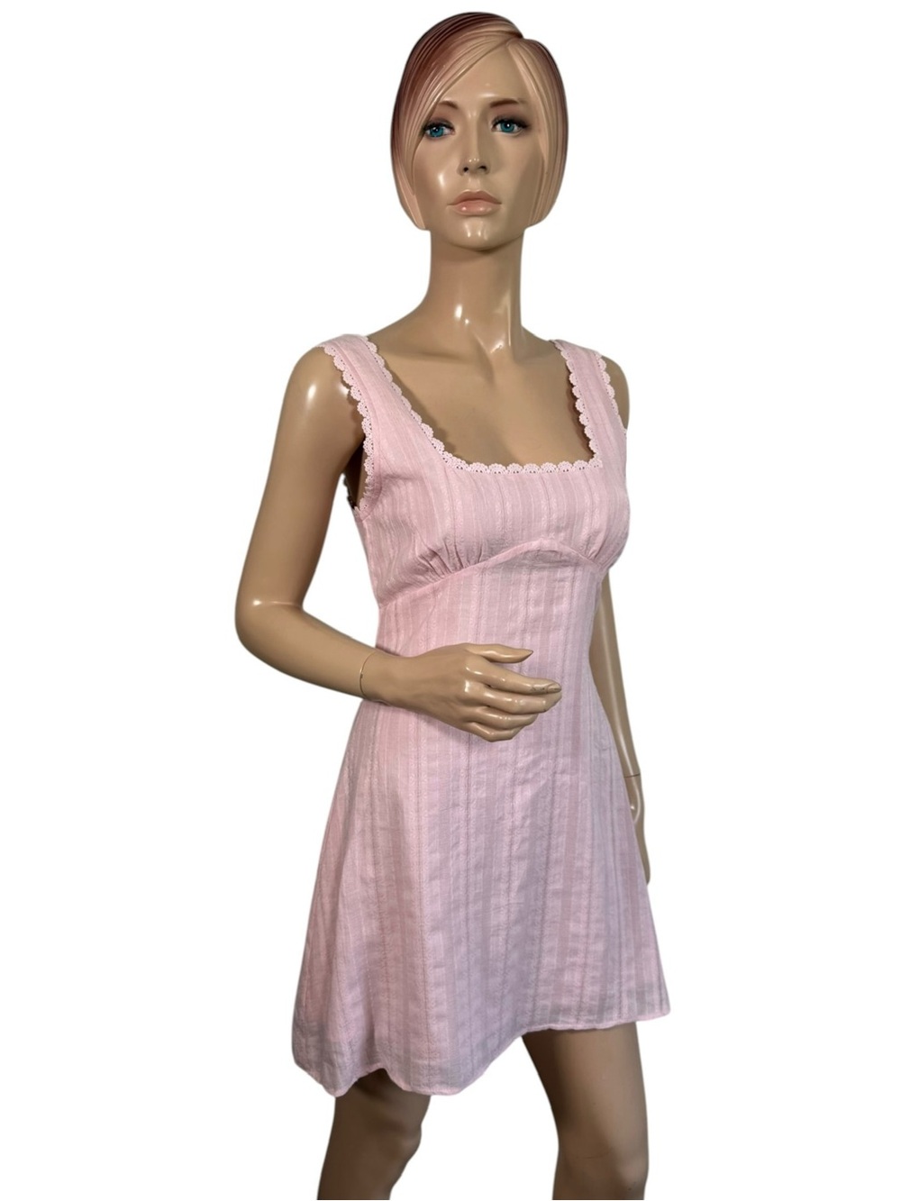 Princess Polly Dasha Mini Dress Pink Size 8 - Picture 6 of 13